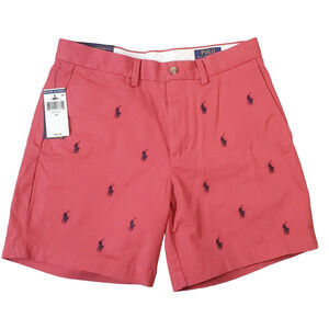 New Men’s Polo Ralph Lauren Nantucket Shorts Sz 29 All Over Pony Classic Fit 6”